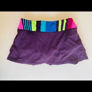 Ivivva Purple Set The Pace Skirt(size 6)